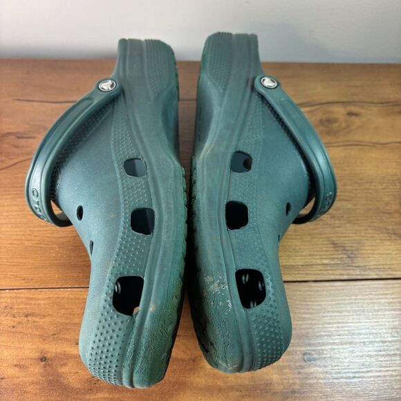 Crocs Classic Clog Shoes Mens Size 17 Green Slip On Casual Comfort Waterproof main image 9